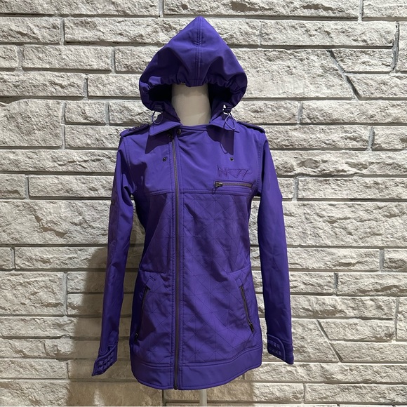 Neff Purple Studded Ski/Snowboarding Jacket - Picture 8 of 10